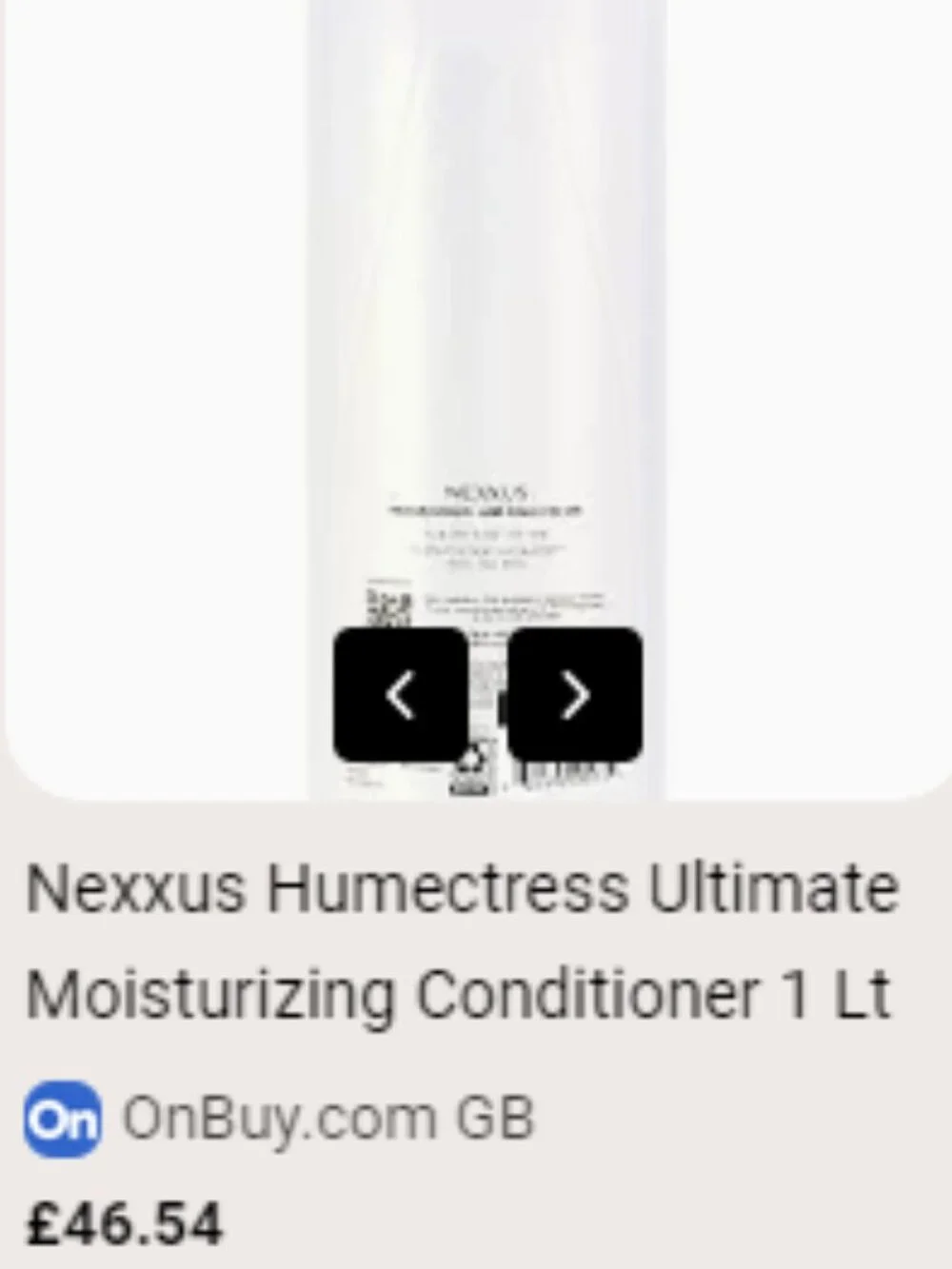 NEXIUS HUMECTRESS Advanced Hydration 32oz NWT
